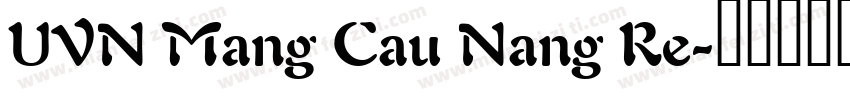 UVN Mang Cau Nang Re字体转换